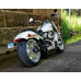 PartzBiz HD: 3453810-Bootlegger Stainless 2-1 Exhaust System Turn-Out Pipe Harley Softail 18-21 M8