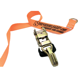 PartzBiz HD--Superclamp ATV UTV Strap Kit 9000 Tie Downs 4 Straps 4 Hooks 