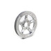 PartzBiz HD: 3441421-1.125” 1 1/8” 68 Tooth 5-Spoke Chrome Rear Wheel Drive Pulley Harley Softail
