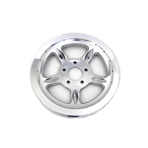 PartzBiz HD: 3441421-1.125” 1 1/8” 68 Tooth 5-Spoke Chrome Rear Wheel Drive Pulley Harley Softail