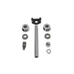PartzBiz HD--Chrome 3 Degree Raked Neck Cups Stem Bearings Cup Set Kit Harley Dyna FXD 91-05