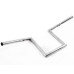 PartzBiz HD: 3441943-10” Chrome Z Bars Handlebars Mini-Ape Apes Harley Sportster Nightster Iron 72