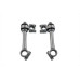 PartzBiz HD: 3441905-5 1/2” Chrome Dog Bone Handlebar Risers Flanders Harley Chopper Bobber Springer
