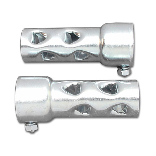 PartzBiz HD: 3441356-1 3/4” 7/8” 2” Shorty Steel Baffles 4” Long Baffle Set for Exhaust Pipes Harley