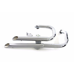 PartzBiz HD--2 1/4” Stepped Header Performance Exhaust Drag Pipes 07-2016 Harley Sportster XL