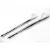 PartzBiz HD: 3444956-Chrome 30” Slip-On Fishtail Mufflers Exhaust Pipes Harley Chopper Bobber Custom