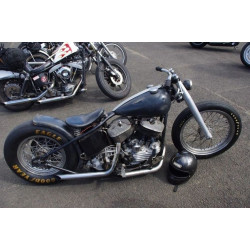 PartzBiz HD--36” Chrome 1-3/4” Drag Pipes Slash Headers Exhaust Harley Big Twin U UL Flathead