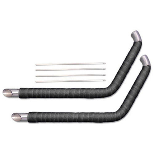 PartzBiz HD: 3441360-1 3/4” Chrome Slash Cut Header Wrap Drag Pipes Exhaust 1986-03 Harley Sportster PartzBiz HD: 3441360-1 3/4” Chrome Slash Cut Header Wrap Drag Pipes Exhaust 1986-03 Harley Sportster