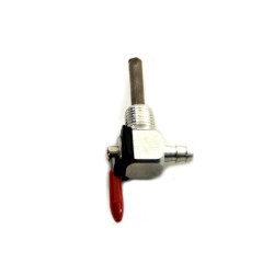 PartzBiz HD--1/4” National Pipe Thread NPT Mini Petcock 90° Gas Tank Harley Custom Chopper