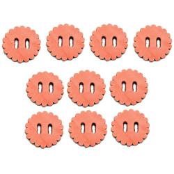 PartzBiz HD--1 3/4” Saddlebag Saddle Bag Leather Concho Backing Rosette Orange Harley Panhead