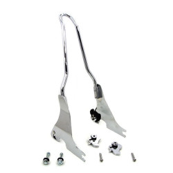 PartzBiz HD--16” Chrome Custom Sissy Bar Passenger Rail 04-18 Harley Sportster Quick Detach