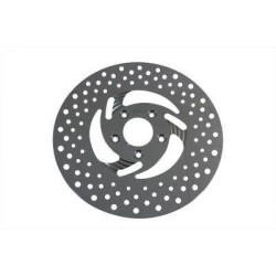 PartzBiz HD--11-1/2" Front Razor Brake Disc Rotor Stainless Steel Polished Harley 84-99