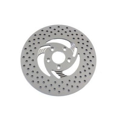 PartzBiz HD--11-1/2" Rear Razor Brake Disc Rotor Stainless Steel Polished Harley 84-99
