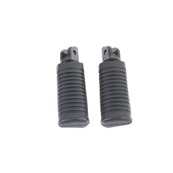 PartzBiz HD--Black Foot Pegs Pair 27-0184 OE Repl # 505011-06 Harley M8 Models 18-Up