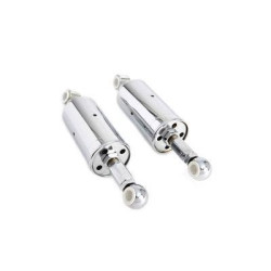 PartzBiz HD--AEE Chrome Adjustable Lowering Shocks Evo 89-99 Harley Softail & Chopper