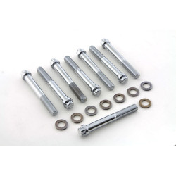 PartzBiz HD--Colony Cylinder Head Bolt Bolts Set Chrome Hardware Harley Ironhead XL Sportster