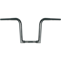 PartzBiz HD--Wild 1 One Chubby Chrome 10" Outlaw'Z Ape Hanger Handlebars for Harley Models | WO610